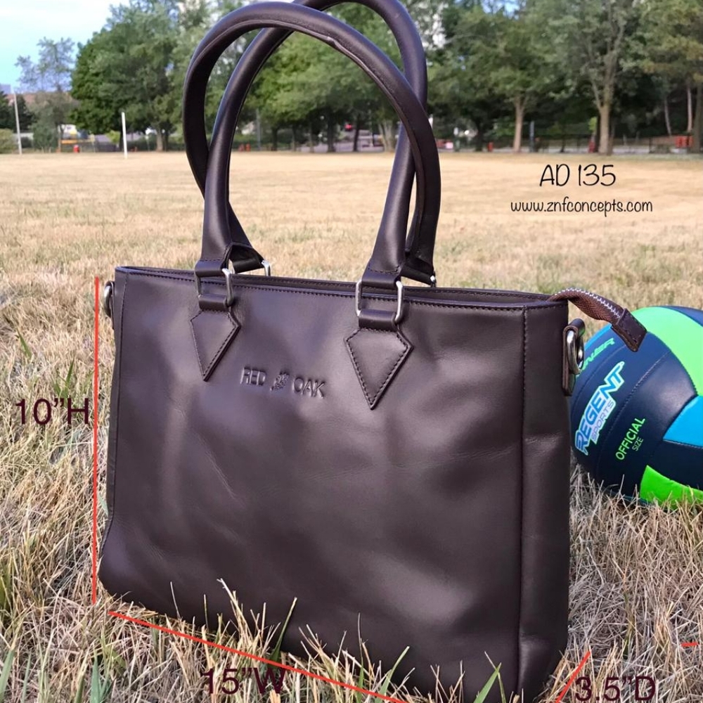 Leather Tote, women's tote bag - Picture 5 of 13